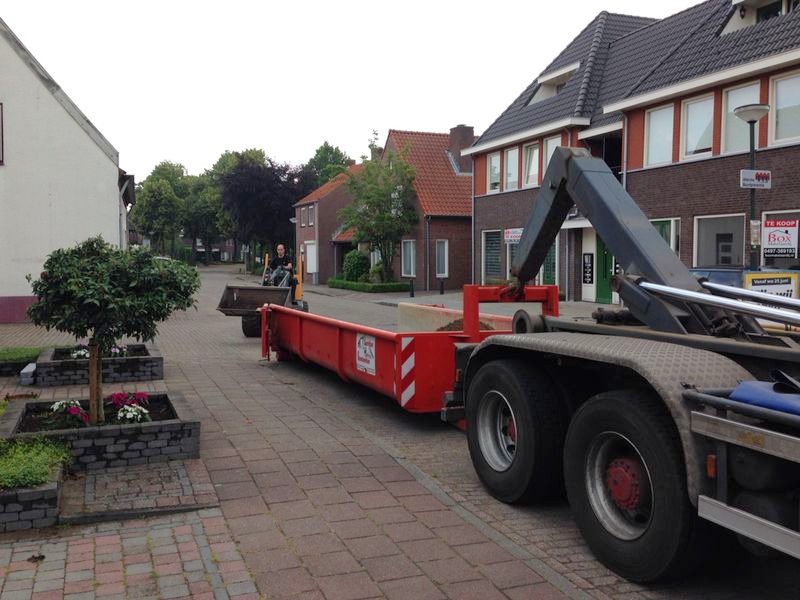 Containers-neergezet